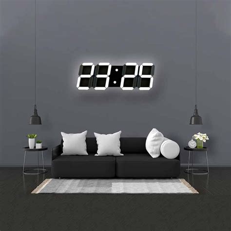 Buy Modern Fashion 3d Led Digital Alarm Clock With Charger Desk Clock