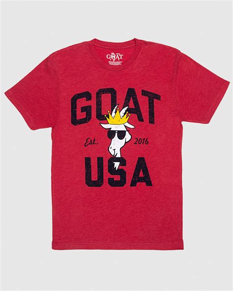 Goatface 18 T Shirt Goat Usa