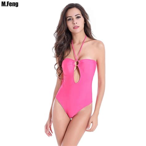 2017 New Summer Sexy Style One Piece Swimsuit For Women Plus Size Push Up Strapless Swimwear
