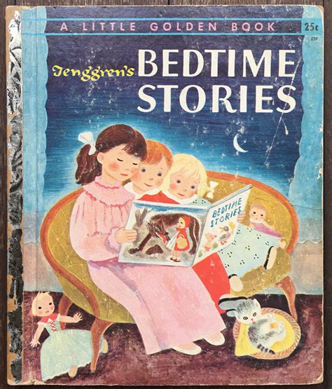 Tenggrens Bedtime Stories Illustrated By Gustaf Etsy Little Golden
