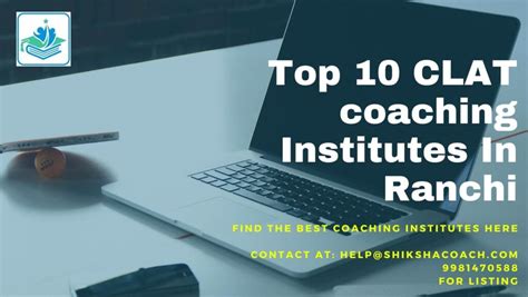 Top 10 Clat Coaching Institutes In Ranchi Fees And Contact Details
