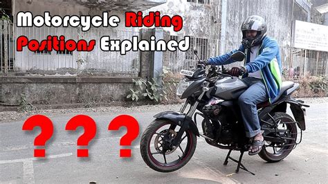 Motorcycle Riding Positions Explained Perfect Seating Position Youtube