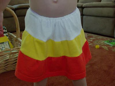 Chadwicks Picture Place Dollar Store Craft Candy Corn T Shirt Skirt