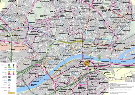 Frankfurt Map Travelsfinderscom