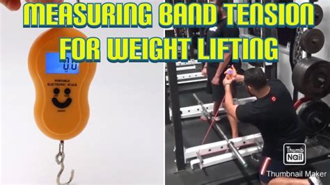 How To Measure Band Tension Weight For Lifting Cj Mcfarland Youtube