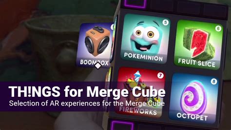 Discussion in 'assets and asset store' started by mergevr, mar 7, 2017. TH!NGS for Merge Cube - App Review (iOS)