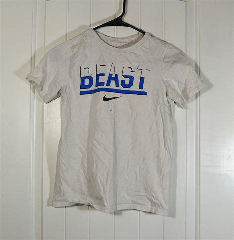 Pre Owned Boys Kids Youth Nike Beast T Shirt Short Sleeve Tee Sz M Ebay