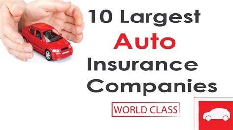 Top 10 Largest And Most Popular Auto Insurance Companies In The U S A