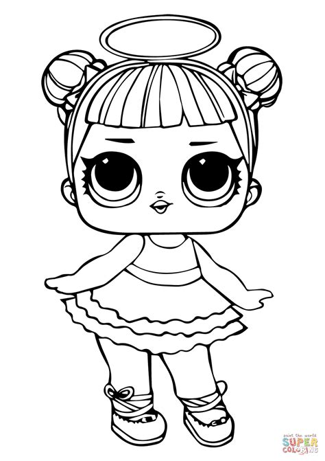 Lol Doll Sugar Coloring Page Free Printable Coloring Pages
