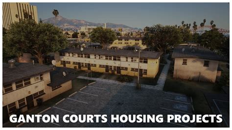Ganton Courts Housing Projects Fivem Custom Hood Map Youtube
