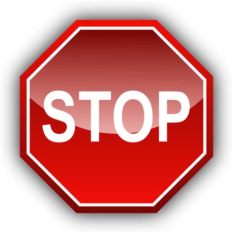 Public Domain Clip Art Image Illustration Of A Stop Sign ID