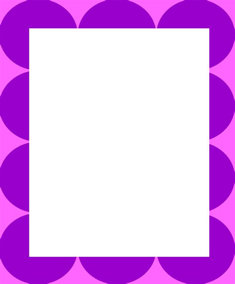 Free Polka Dot Border Clip Art Clipart Best