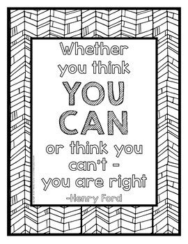 Children write or dictate what they are. Growth Mindset Coloring Posters {36 8.5x11 Coloring Pages ...