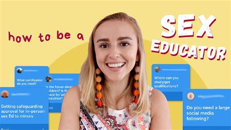 how to be a sex educator hannah witton youtube