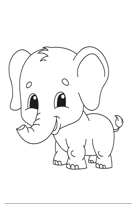 25 Baby Elephant Coloring Pages For You