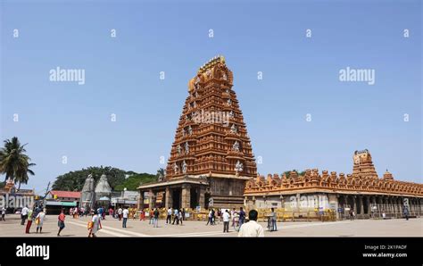 View Of Srikanteshwara Temple Nanjangud Mysore Karnataka India