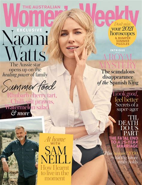 Naomi Watts In Womens Weekly Magazine January 2021 Hawtcelebs