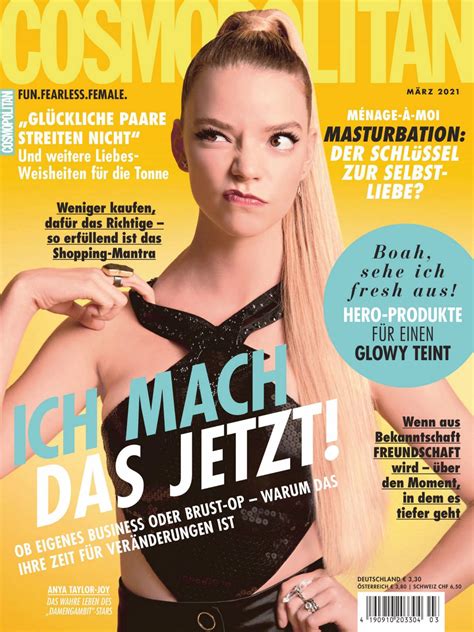 ANYA TAYLOR-JOY in Cosmopolitan Magazine, Germany March 2021 - HawtCelebs