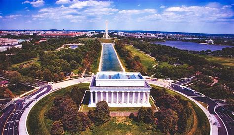 Aerial View Of The National Mall Washington Dc Photograph By