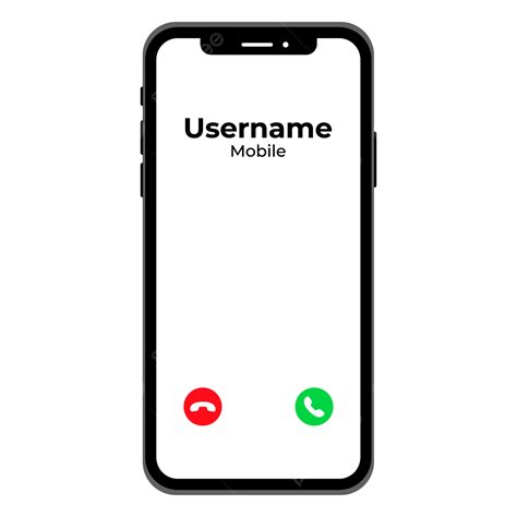 Iphone Incoming Calling Screen Transparent Vector File, Iphone Incoming gambar png