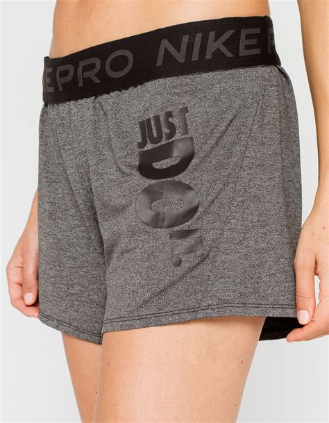 Nike Attack 20 Womens Sweat Shorts Hthr Blk Tillys