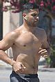 Wilmer Valderrama Bares Muscular Body On A Shirtless Run Shirtless