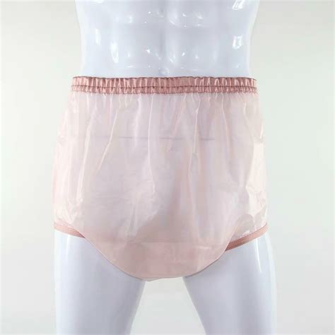 Pink Tuffy Pvc 6mil Vinyl Adult Plastic Pants Diaper Covers With 1 Waistband Fo Ebay