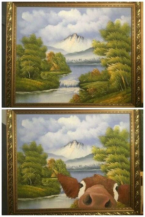 Repainted Thrift Store Paintings 1 WorldWideInterweb