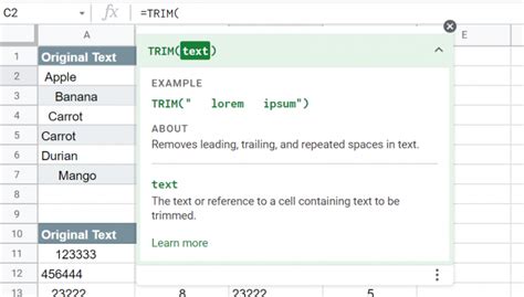 How To Remove Trailing And Leading Spaces In Google Sheets Sheetaki