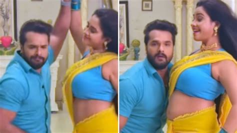 Khesari Lal Yadav Ritu Singh New Video Bhojpuri Song Love Wala Dose Goes Viral Raya एक्ट्रेस