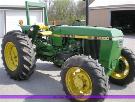 1986 John Deere 2350 Mfwd Tractor In Davenport Ia Item 1201 Sold