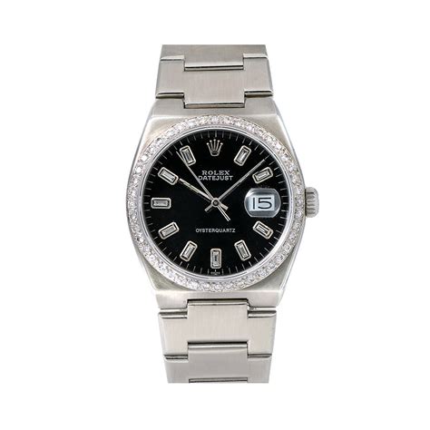 36mm Rolex Mens Diamond Watch 125ct Diamond Bezel And Dial Datejust