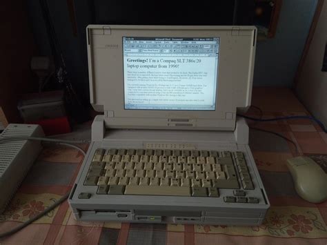 Compaq Slt 386s20 One Of The First Battery Powered Pc Compatible