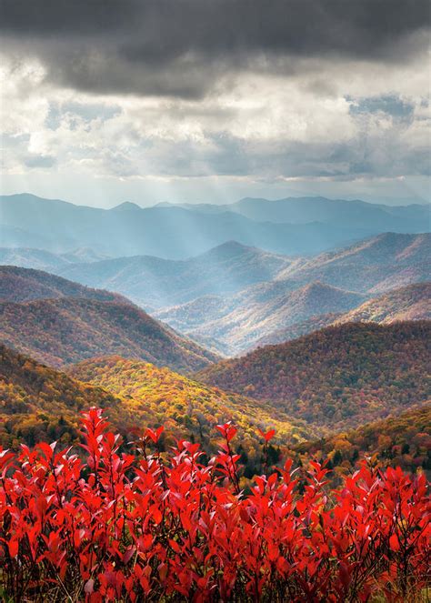 Autumn Mountains North Carolina Blue Ridge Parkway Asheville Nc