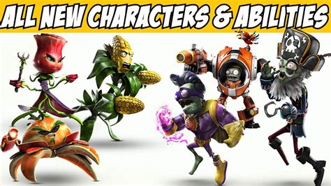 Plants Vs Zombies Garden Warfare 2 All New Characters And Abilities Youtube