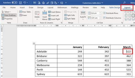 How To Format Tables In Word The Training Lady