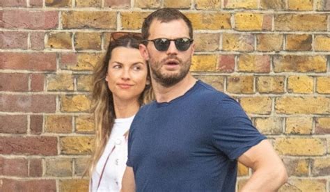 Celebs Rumors Jamie Dornan Spotted In Rare Public Outing With Wife