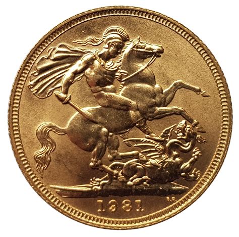 1981 Sovereign Queen Elizabeth II For Sale - M J Hughes Coins