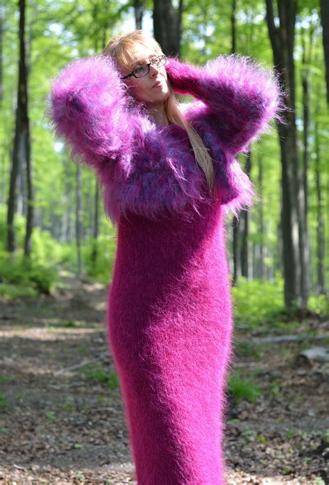 mohair set in fuchsia by dukyana