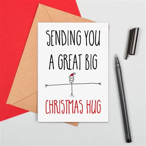 Check spelling or type a new query. Christmas Hug Card By Adam Regester Design | notonthehighstreet.com