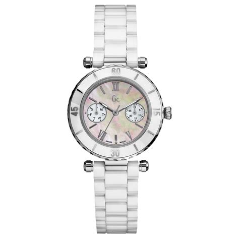 Gc Guess Collection Guess Gc Ladies Diver Chic Ceramic Watch I35003l1