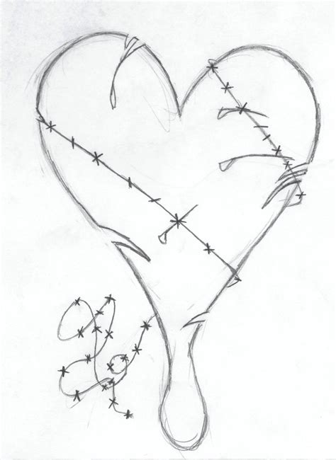 Your pencil drawing heart stock images are ready. The best free Broken drawing images. Download from 1788 ...