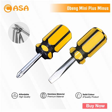 Jual Obeng Mini Plus Minus Casa Hardware Shopee Indonesia