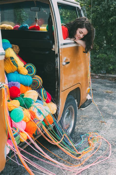 CYC captured the ultimate yarn haul and filled a 1971 VW bus to the