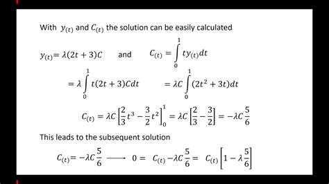 Tutorial How To Solve A Fredholm Integral Equation With A Separable