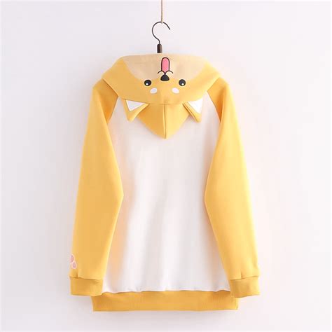 Kawaii Shiba Inu Harajuku Style Hoodie Limited Edition