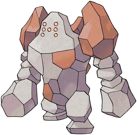 Pokédex Entry For 377 Regirock Containing Stats Moves Learned