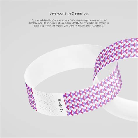 Tyvek Wristband Mockups Set Wristband Design Wristband Stationery