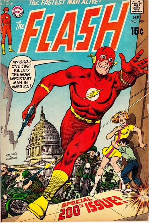 Flash 200 1st Series 1959 September 1970 Dc Comics Etsy Flash Comic Book Comics Flash Comics