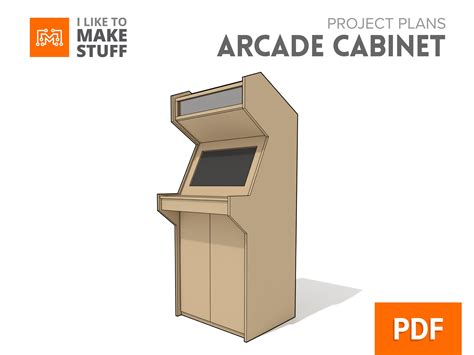 Arcade Cabinet Digital Plans Etsy Australia